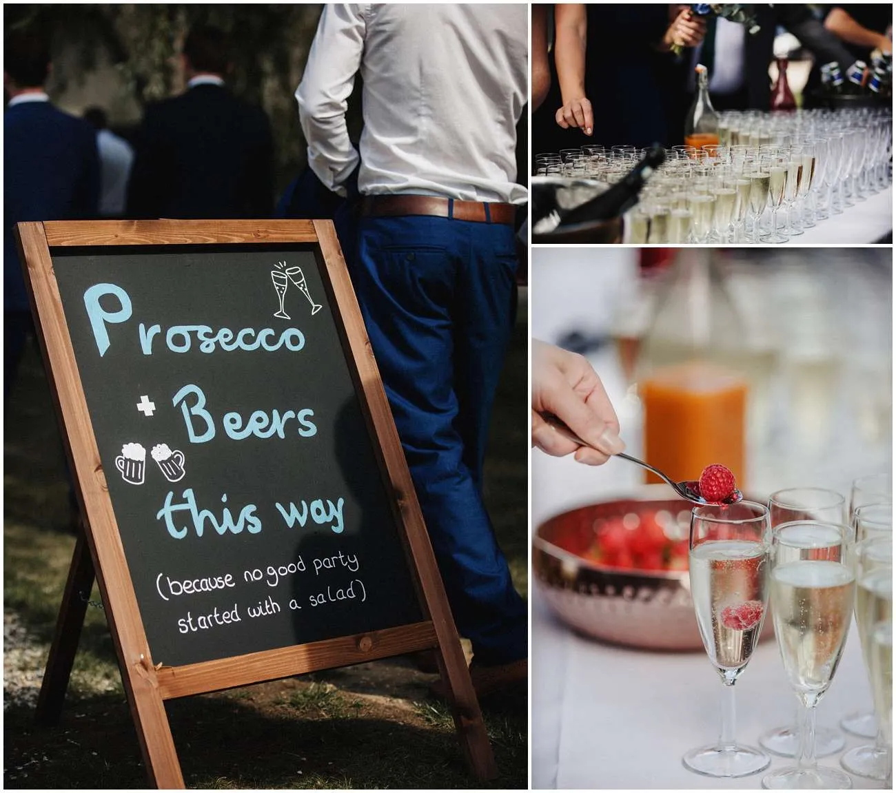 Photo of Prosecco served to the guests