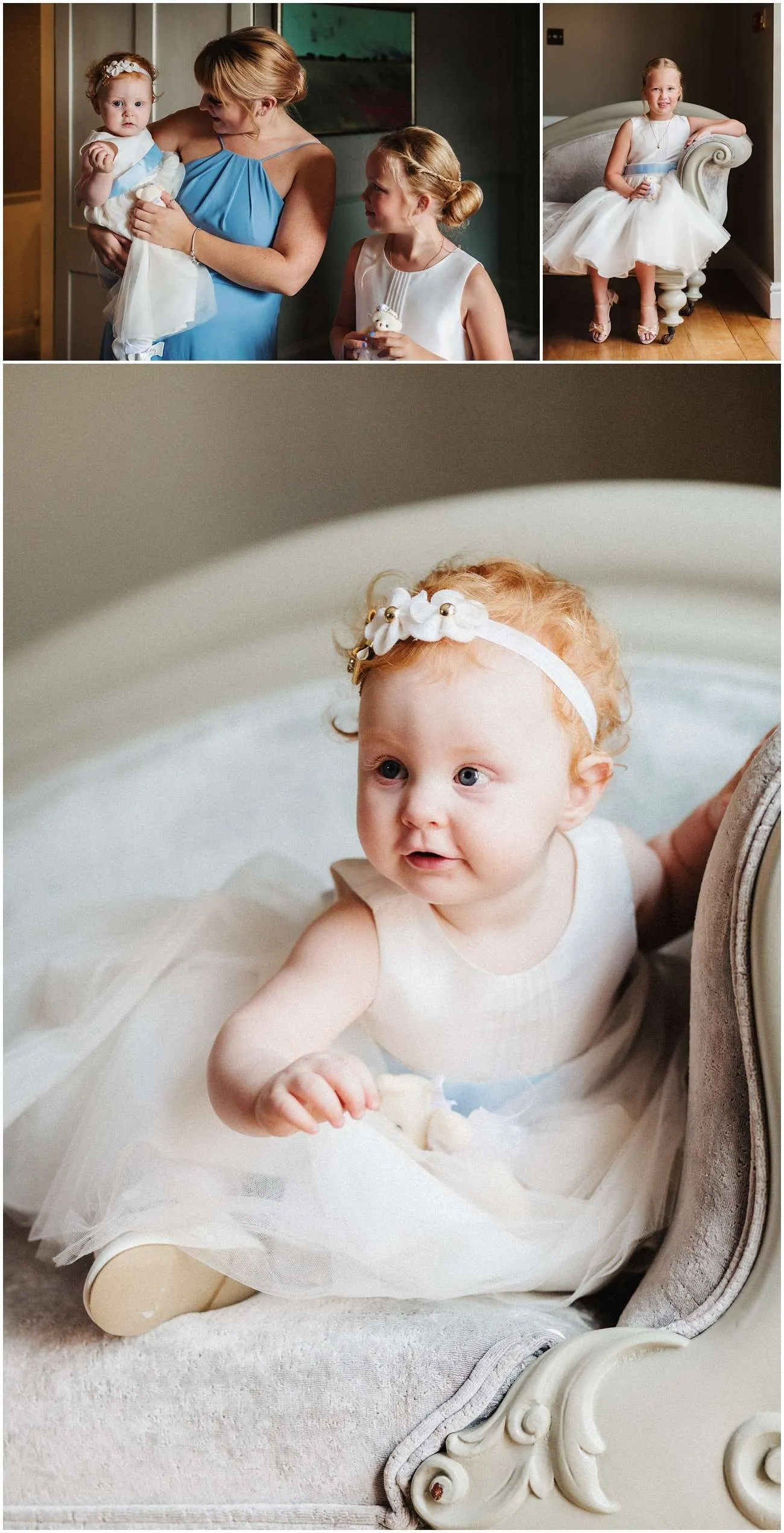 Portraits of the flower girls