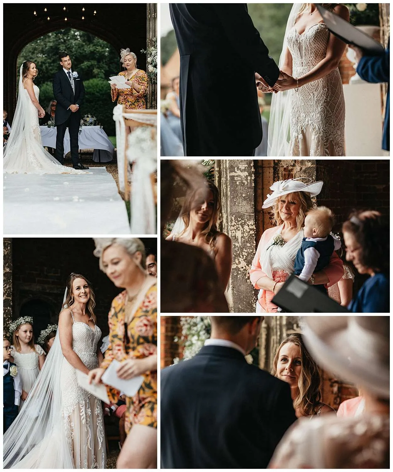 Leez Priory wedding photography - the wedding readings