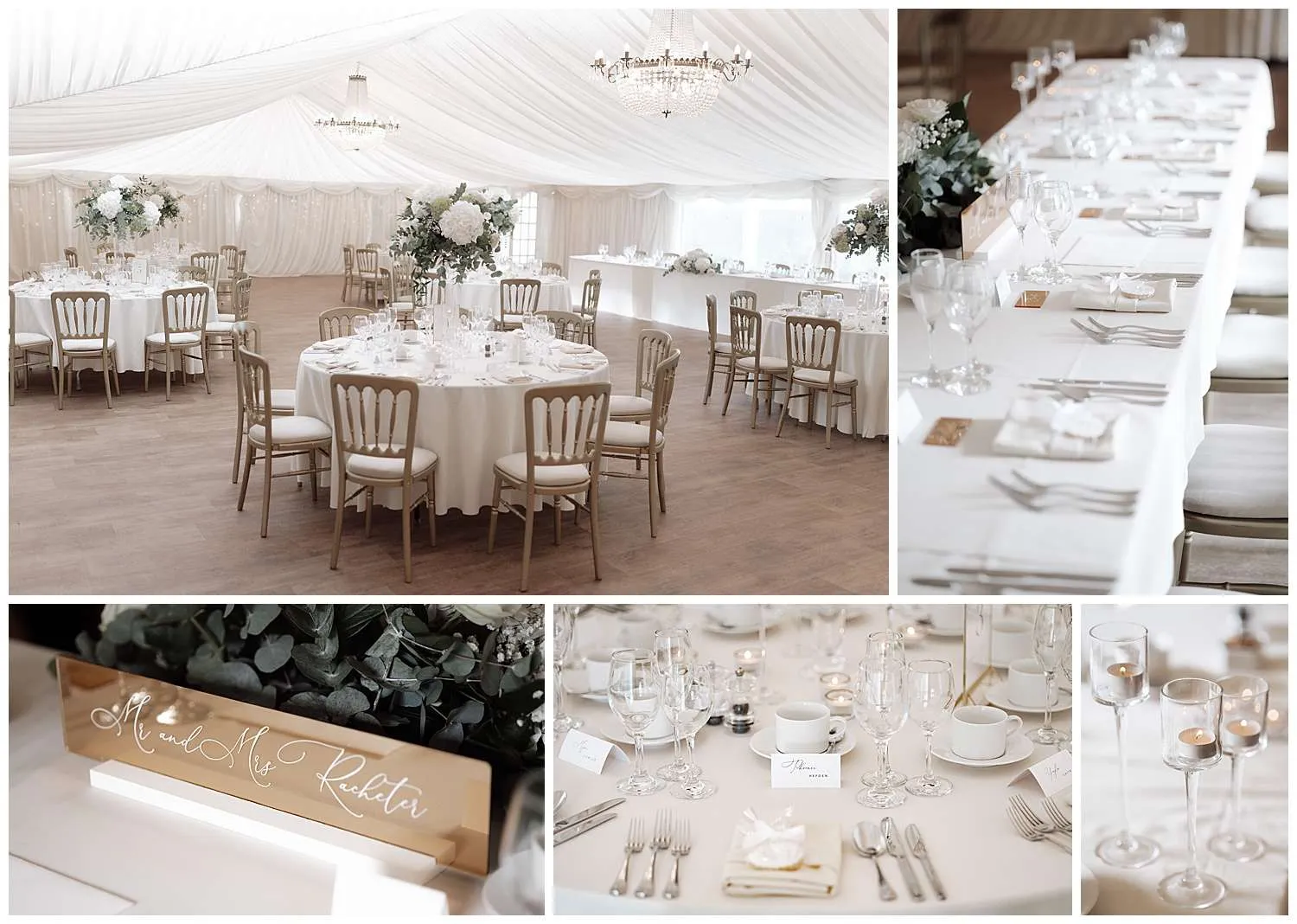 The reception details