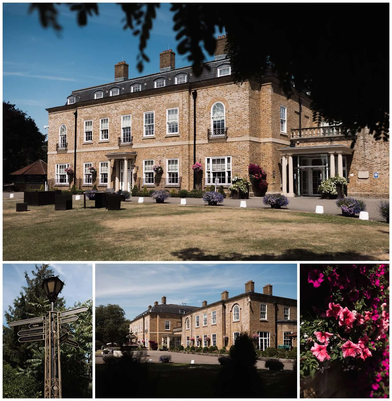 Orsett Hall Wedding Photographer - Images of the wedding venue exterior