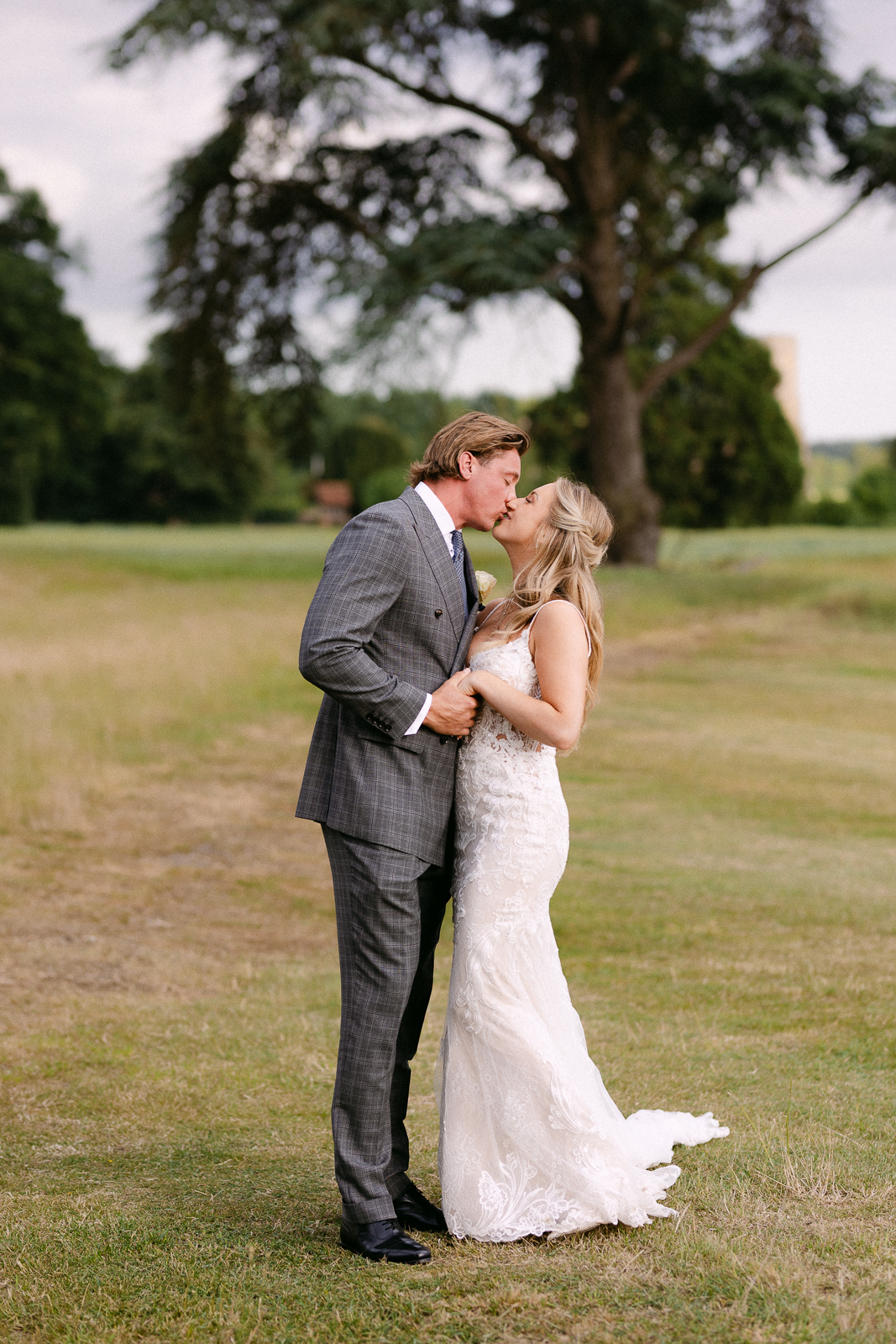 Molly and Taylor taking a relaxed walk together around the grounds of Gosfield Hall